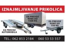 Iznajmljivanje PRIKOLICA
